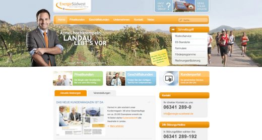 Energie Südwest | Strom, Erdgas, Wasser, Wärme