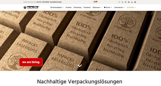 PAPACKS | Nachhaltige Verpackungslösungen