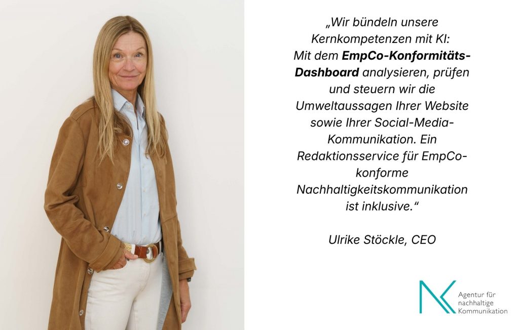 Mit dem EmpCo-KonformitätsDashboard Umweltaussagen analysieren, prüfen und steuern